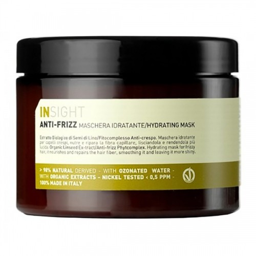 Maschera Idratante Anti Crespo Anti Frizz 500 ml Insight 0
