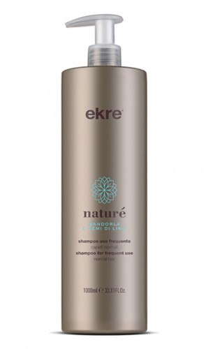 Shampoo Uso Frequente Naturé Mandorla e Semi di Lino 1000 ml Ekre 0