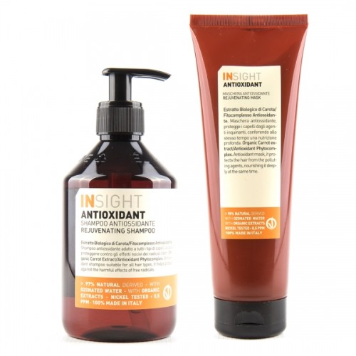 Kit Solare Capelli Shampoo 400 ml + Maschera 250 ml Insight Antiossidante Rejuvenating 0