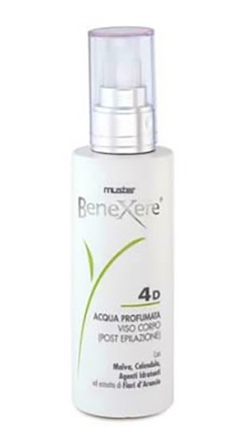 Acqua Profumata Viso Corpo Post Epilazione Benexere 4D 150 ml 0