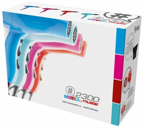 Asciugacapelli Professionale Muster Phon Color 2300 Rosso 2100 Watt 1