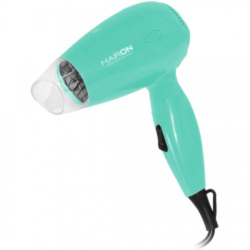 Mini Phon da Viaggio Caleido Hairon con Manico Pieghevole Verde Acqua 800 Watt 0