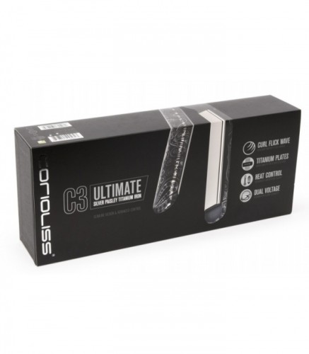Piastra Professionale C3 Corioliss Ultimate Silver Paisley Titanium Iron 1
