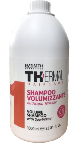 Shampoo Volumizzante Emsibeth Thermal all'Acqua Termale 1000 ml 0
