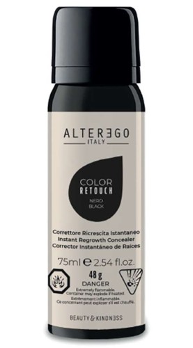 Correttore di Ricrescita Alter Ego Color Retouch Nero 75 ml 0