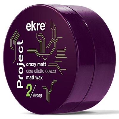 Cera per Capelli Effetto Opaco Ekre Project Crazy Matt 90 ml