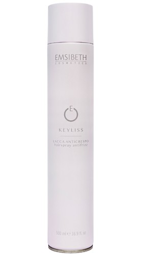 Lacca Keyliss Emsibeth Anti Crespo Hairspray Anti Frizz Trattamento Lisciante 500 ml 0