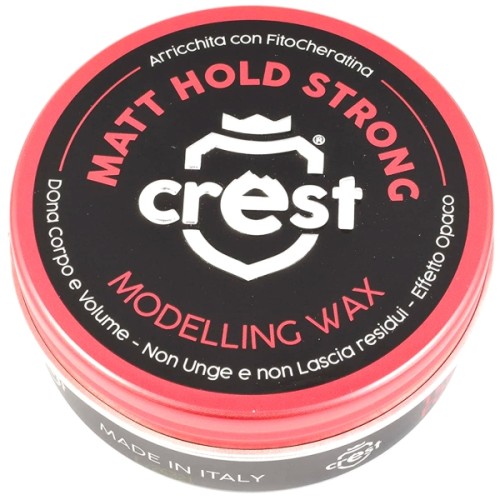 Cera per Capelli Crest Modellante Matt Hold Strong Effetto Opaco Tenuta Extra Forte 100 ml 0