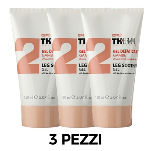KIT 3 pezzi Gel Defaticante Gambe Emsibeth Thermal 150 ml 0