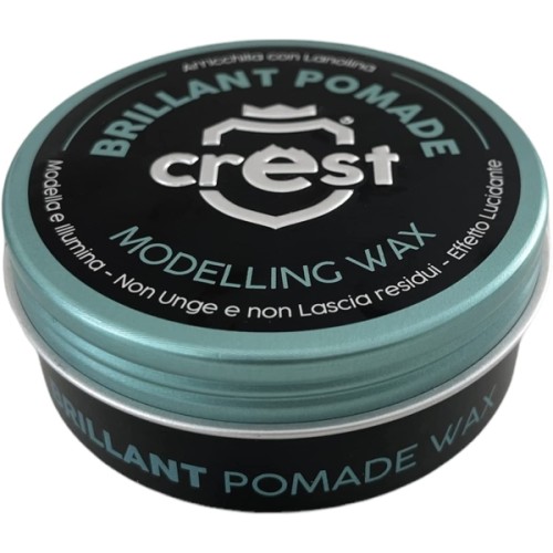 Cera Brillant Pomade Crest Tenuta Media 100 ml 0