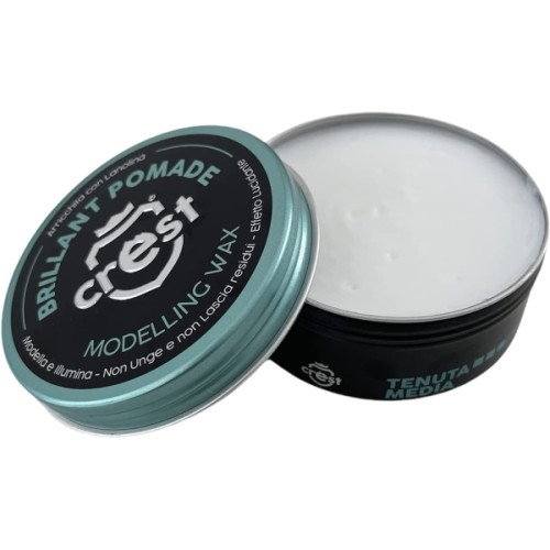 Cera Brillant Pomade Crest Tenuta Media 100 ml 1