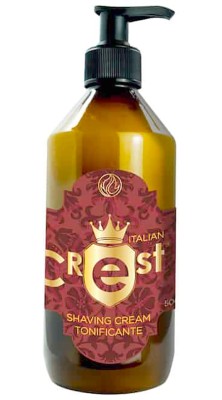 Crema da Barba Tonificante Italian Crest Shaving Cream 500 ml