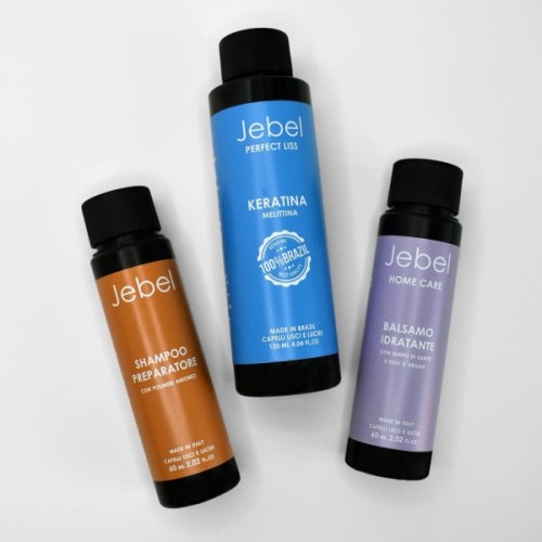 Kit Stiratura Brasiliana Jebel Keratina Liscio Professionale 1