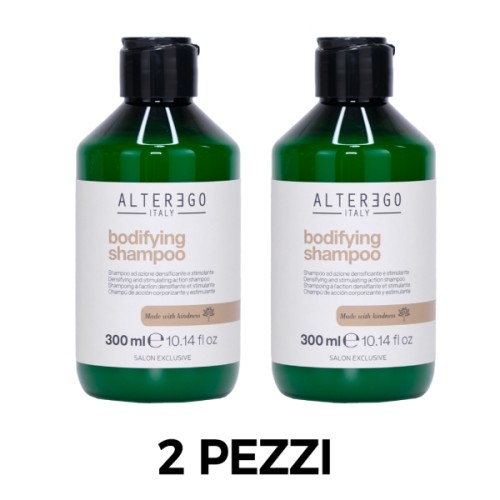 2 PEZZI di Shampoo Bodifying Alter Ego Kindness 300 ml 0