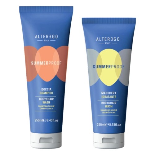 Kit Solare Capelli Alter Ego Doccia Shampoo 250 ml + Maschera Idratante 200 ml Summerproof 0