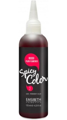 Spicy Color Emsibeth Rosso Playa Flamenco Red Colorazione Semi Permanente 125 ml