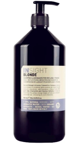 Shampoo Illuminante Insight Blonde per Riflessi Freddi 900 ml 0