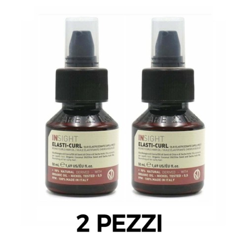 KIT 2 Pezzi di Elasti-Curl Insight Olio Elasticizzante Capelli Ricci 50 ml 0