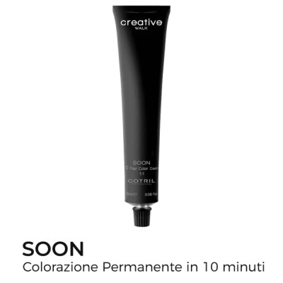 Tintura Cotril Creative Walk Soon Fast Color Cream 10 Minuti Colorazione Permanente Veloce 100 ml - 7 Biondo