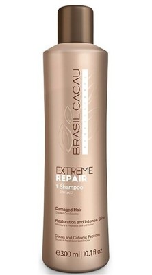 Shampoo Extreme Repair Cadiveu Brasil Cacau Riparazione Capelli Danneggiati 300 ml