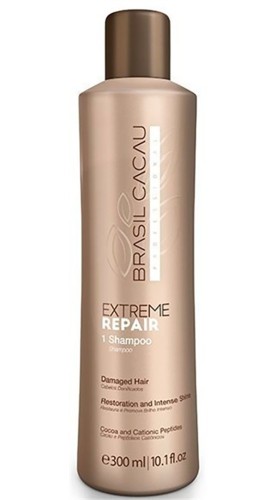 Shampoo Extreme Repair Cadiveu Brasil Cacau Riparazione Capelli Danneggiati 300 ml 0