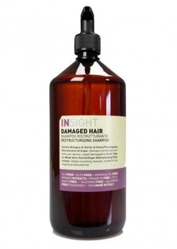 Shampoo Ristrutturante Insight per Capelli Danneggiati 900 ml 0
