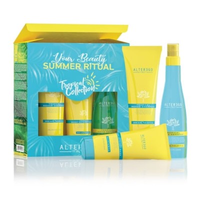 Kit Protezione Solare Capelli Alter Ego Tropical Collection Shampoo+Maschera+Acqua Rinfrescante