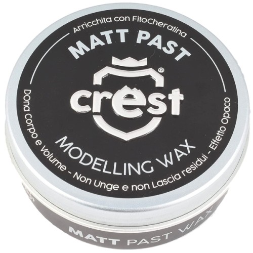 Cera per Capelli Crest Effetto Opaco Modellante Tenuta Medio Forte Matt Past Wax 100 ml 0