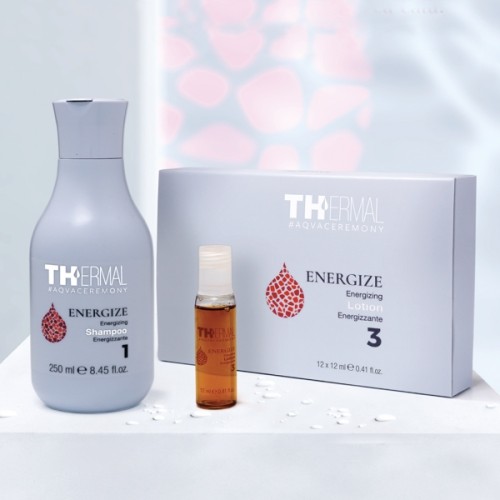 Kit Anticaduta 1 Shampoo + 12 Lozioni Energize Treatment Thermal Aqvacermony Emsibeth 0